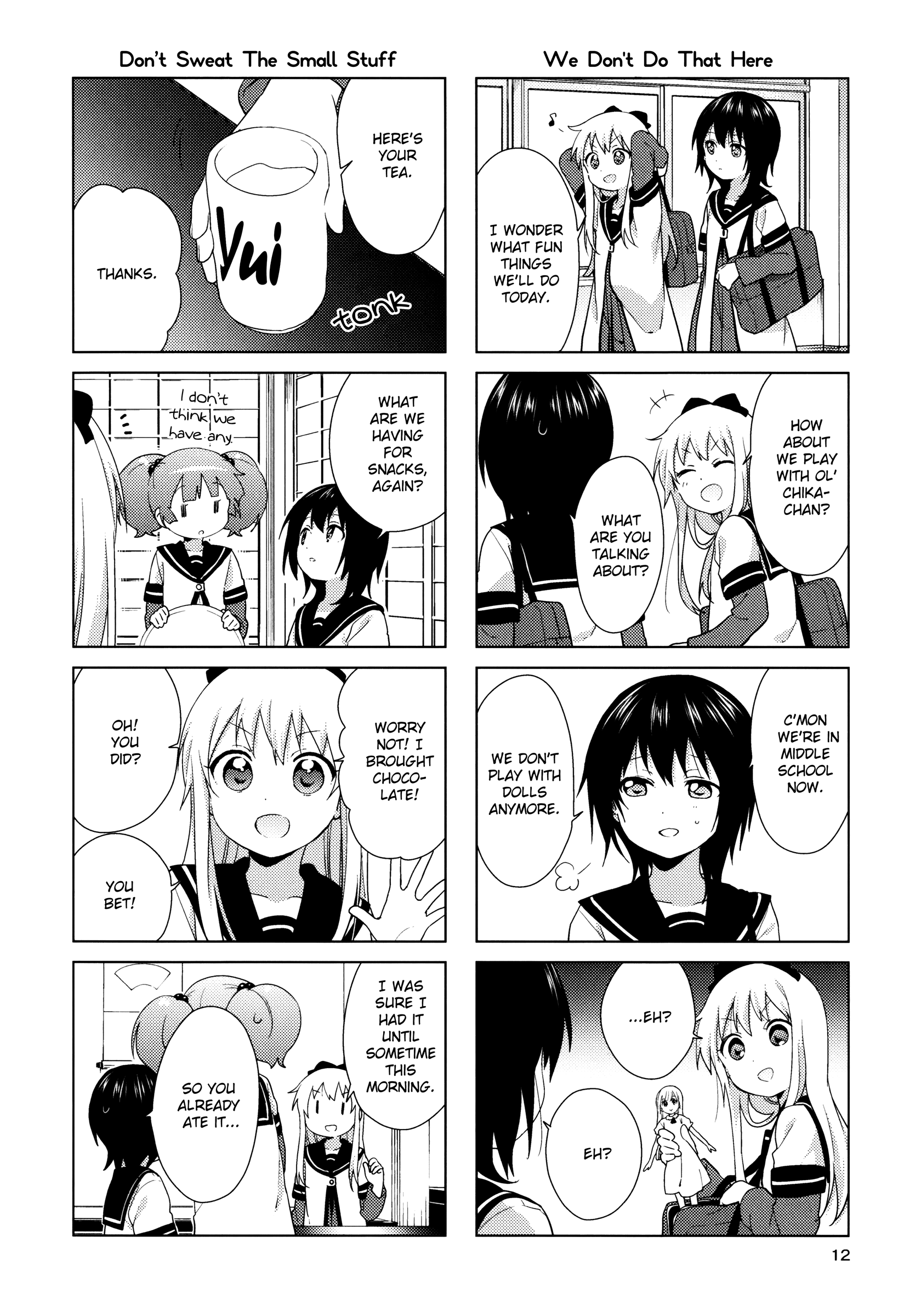 Yuru Yuri - Vol.17 Chapter 138.5: One Day Of Nanamori Junior High School