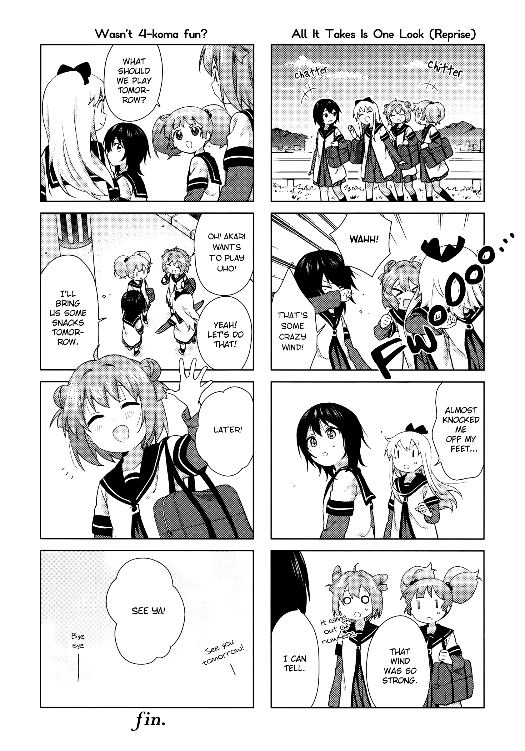 Yuru Yuri - Vol.17 Chapter 138.5: One Day Of Nanamori Junior High School