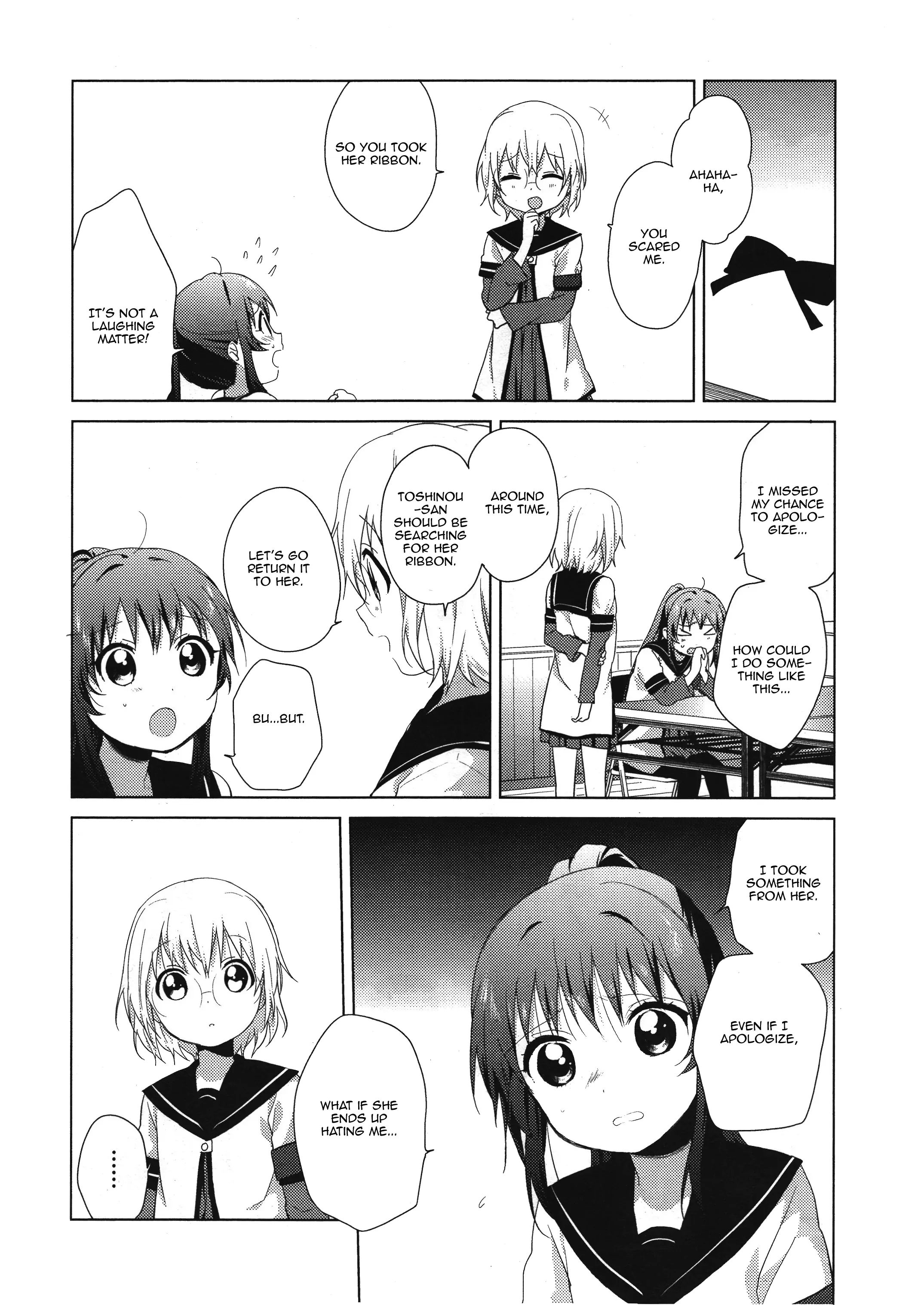 Yuru Yuri - Vol.10 Chapter 64: Ayano's Ponytail, Kyouko's Ribbon