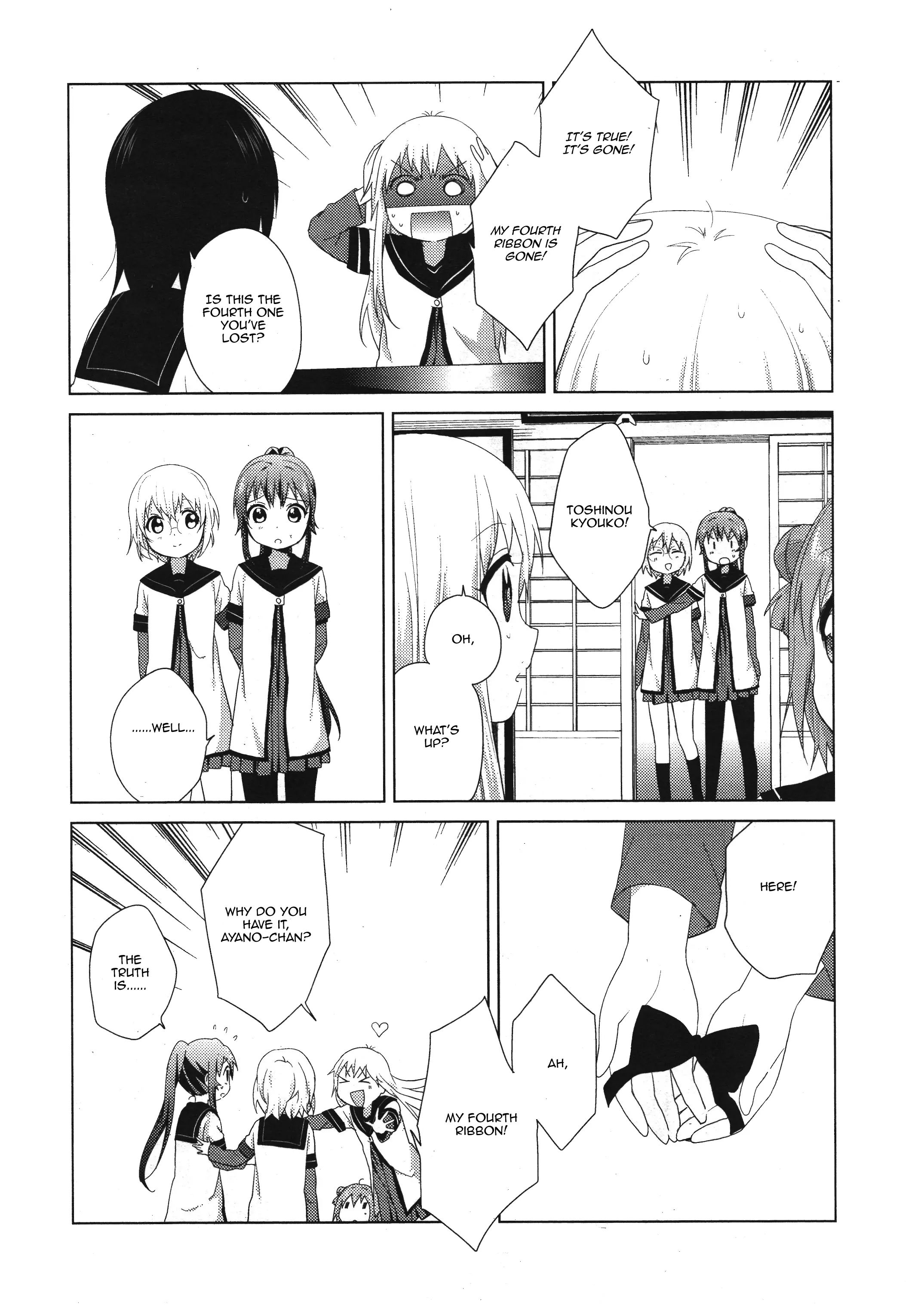 Yuru Yuri - Vol.10 Chapter 64: Ayano's Ponytail, Kyouko's Ribbon