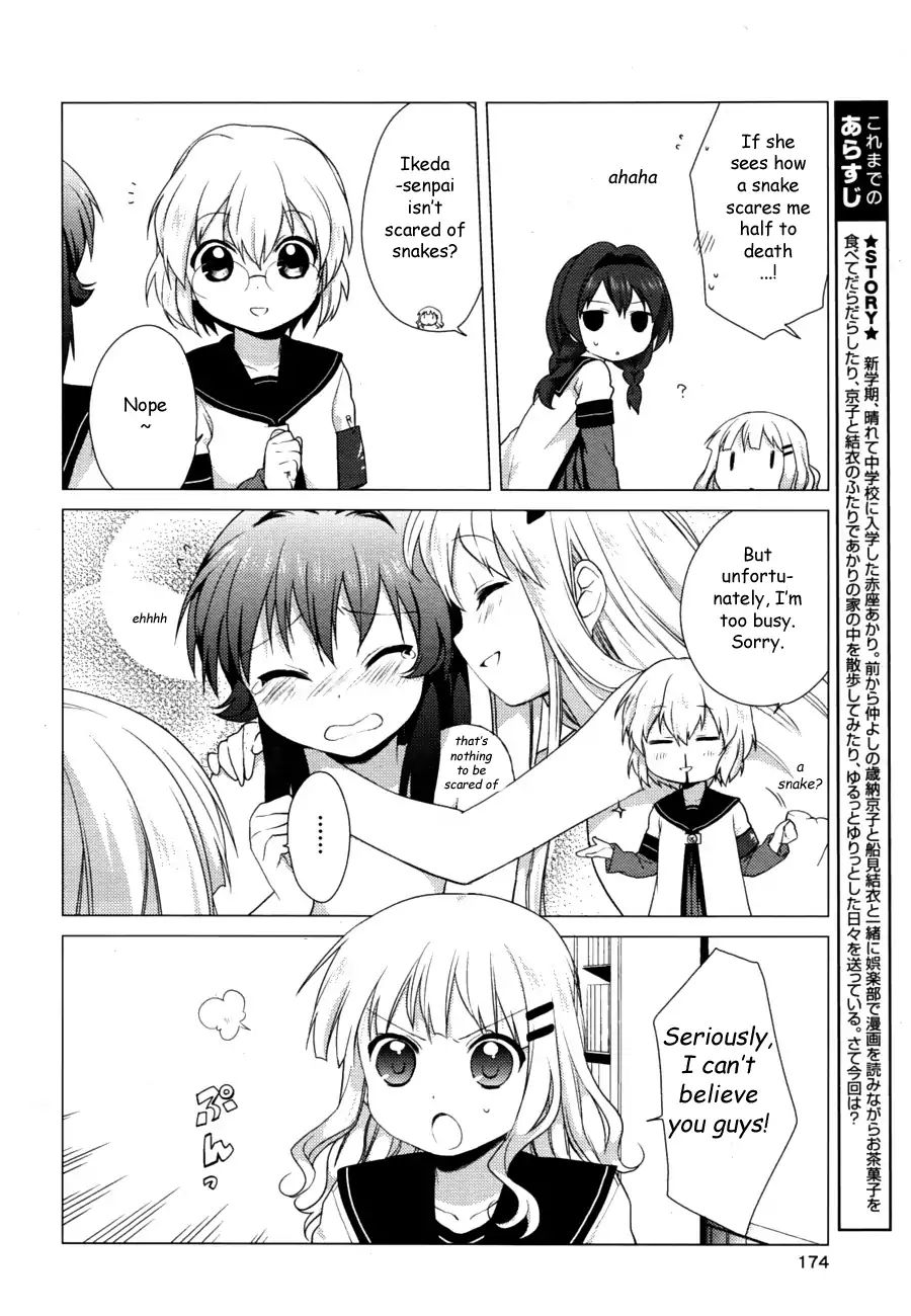 Yuru Yuri - Vol.3 Chapter 28: Hey, Yellow Snake, Don't Come Any Closer!!