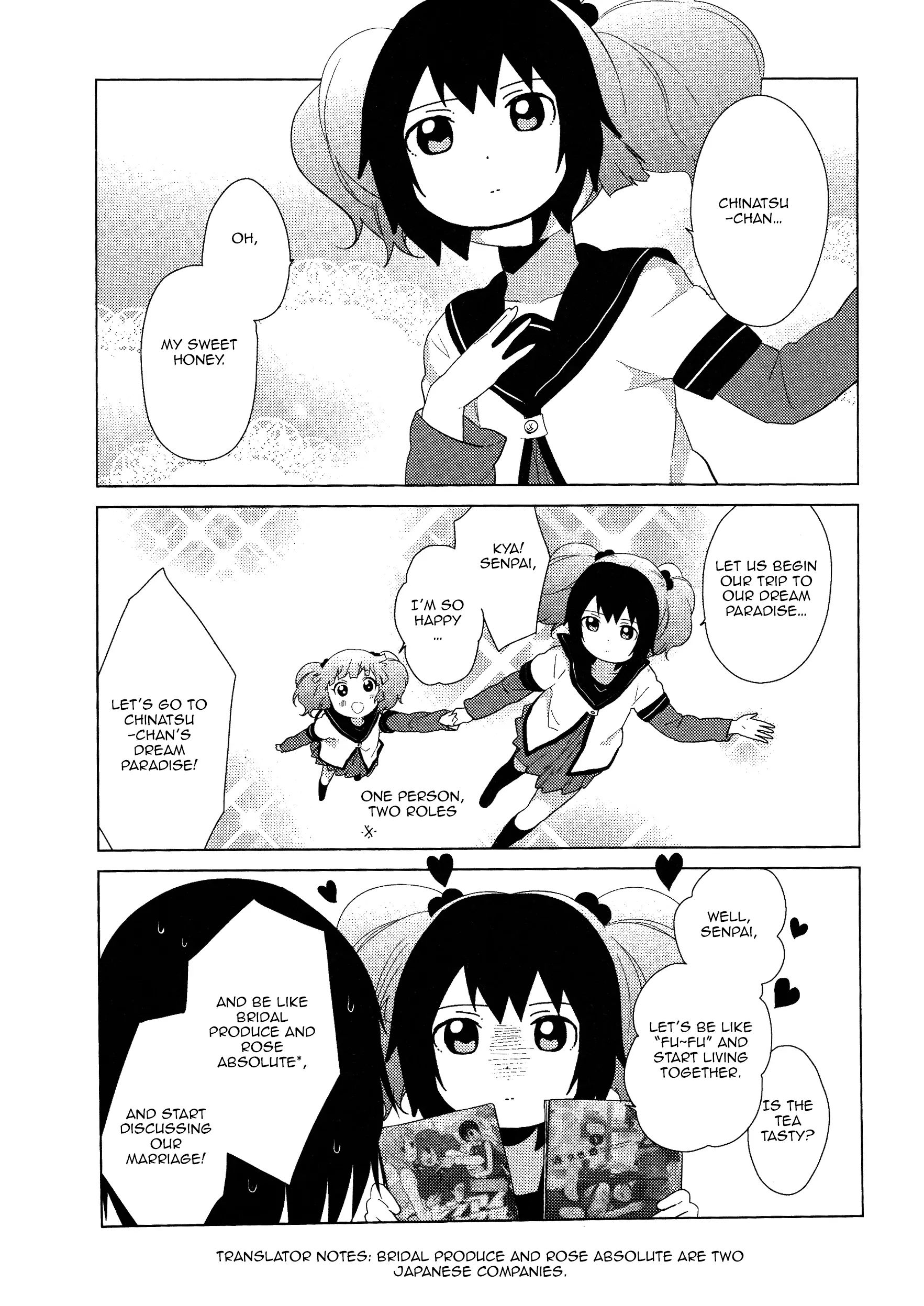 Yuru Yuri - Vol.8 Chapter 53: Product Placement, As They Call It.