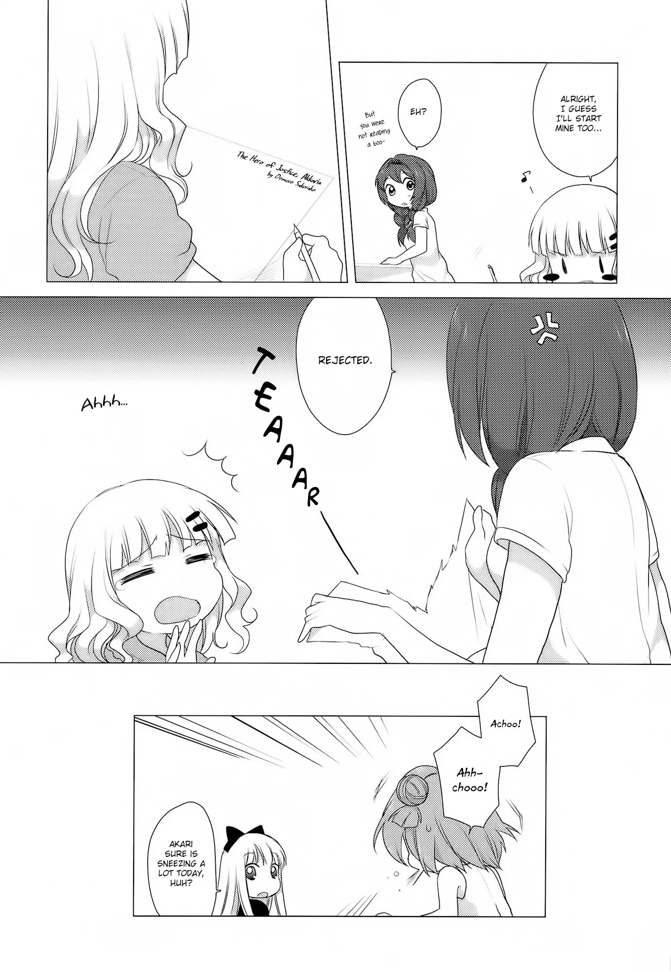 Yuru Yuri - Vol.2 Chapter 20: A Tale Of How Even If You Finish Summer's Homework, There's Still Life's Homework Left