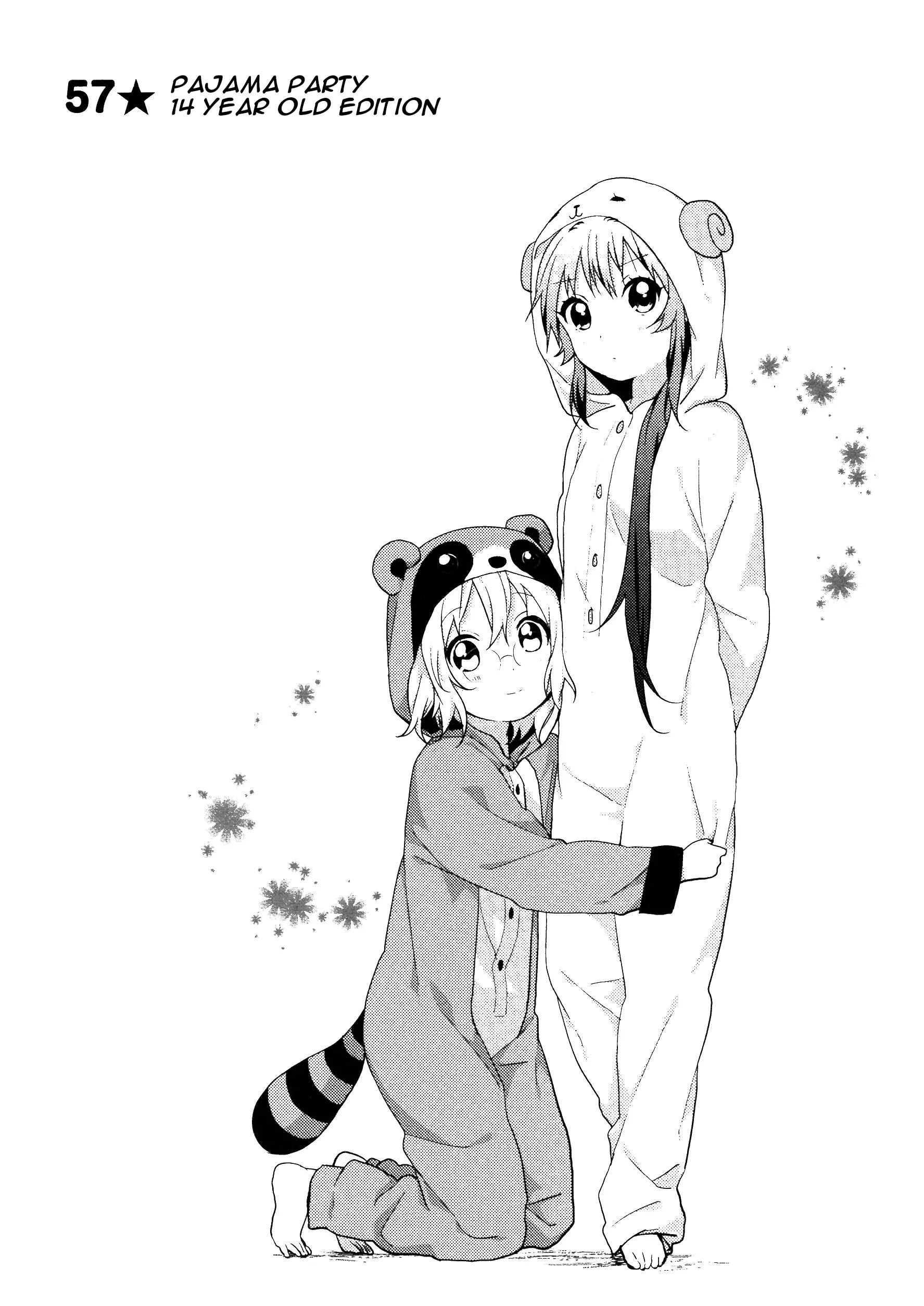 Yuru Yuri - Vol.8 Chapter 57: Pajama Party 14 Year Old Edition