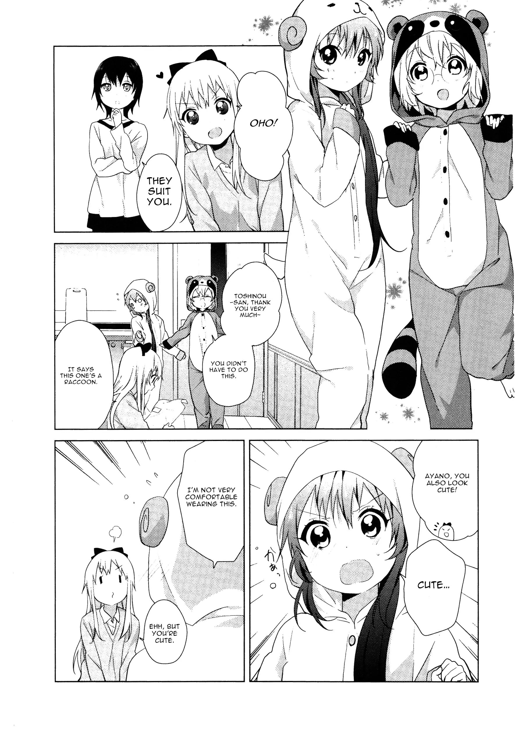 Yuru Yuri - Vol.8 Chapter 57: Pajama Party 14 Year Old Edition