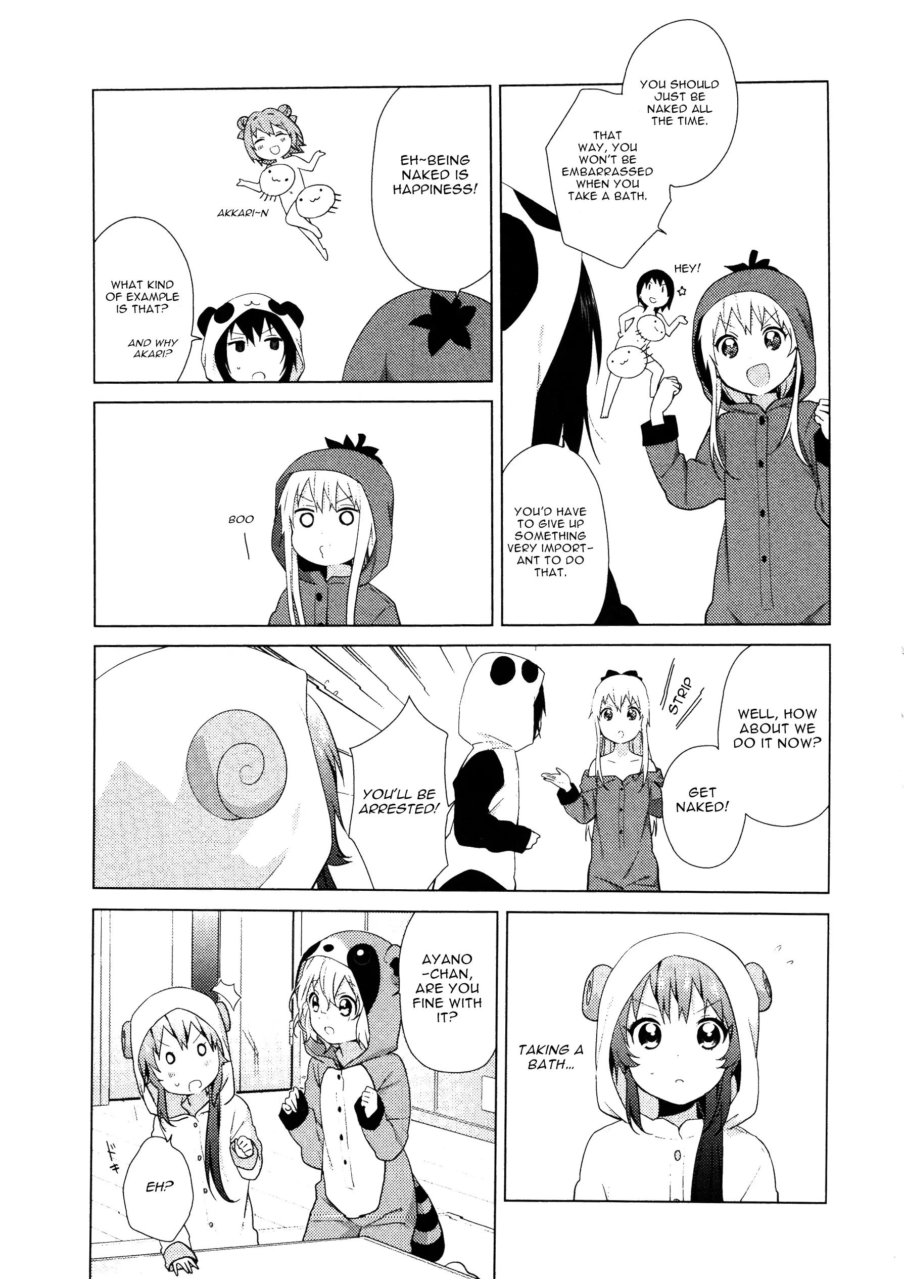 Yuru Yuri - Vol.8 Chapter 57: Pajama Party 14 Year Old Edition