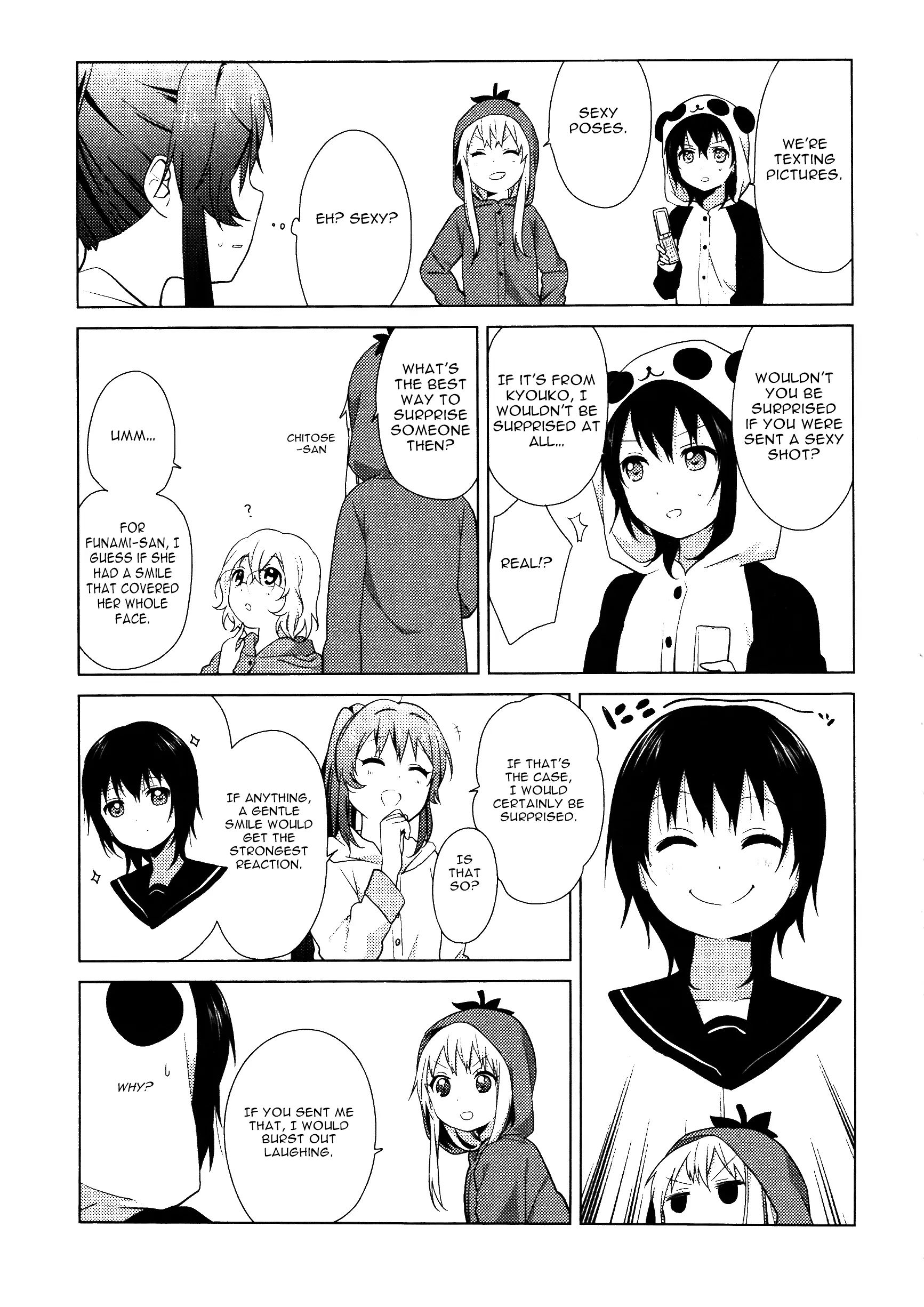 Yuru Yuri - Vol.8 Chapter 57: Pajama Party 14 Year Old Edition