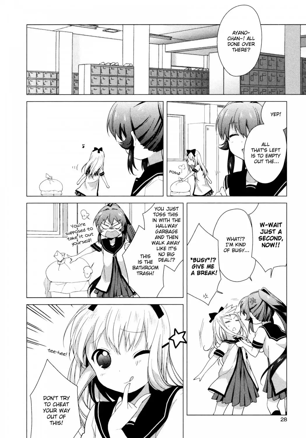 Yuru Yuri - Vol.4 Chapter 34: Cleaning!!