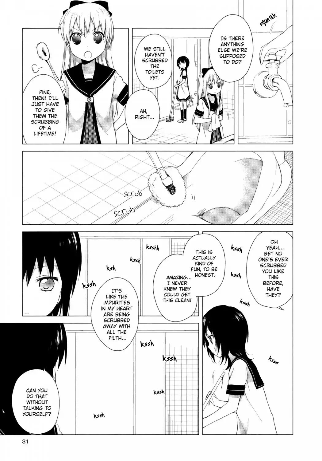 Yuru Yuri - Vol.4 Chapter 34: Cleaning!!