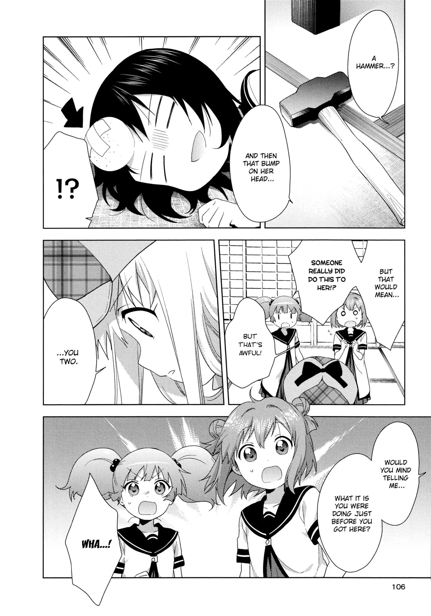 Yuru Yuri - Vol.16 Chapter 126: The Murder Of Funami Yui!?