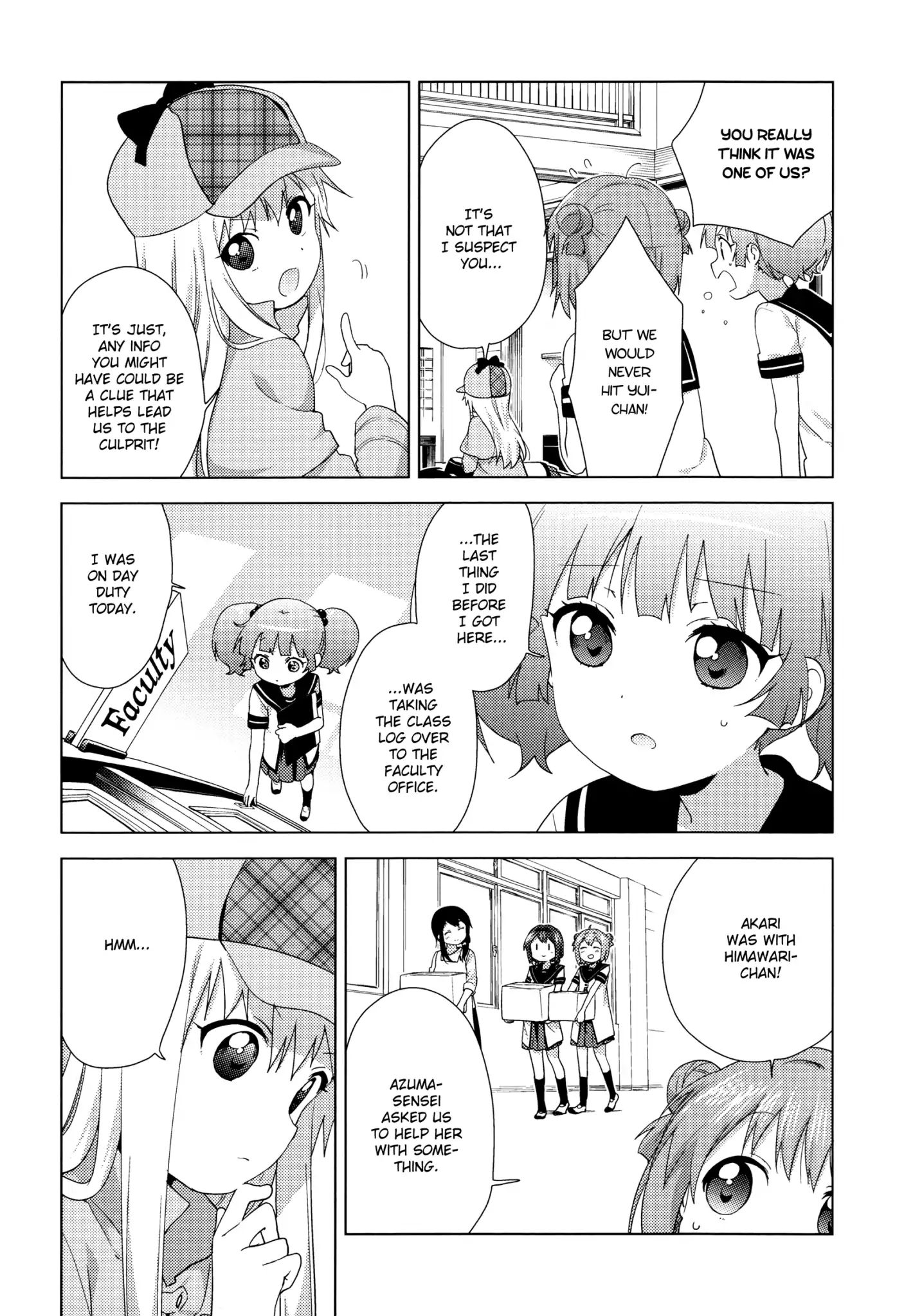 Yuru Yuri - Vol.16 Chapter 126: The Murder Of Funami Yui!?