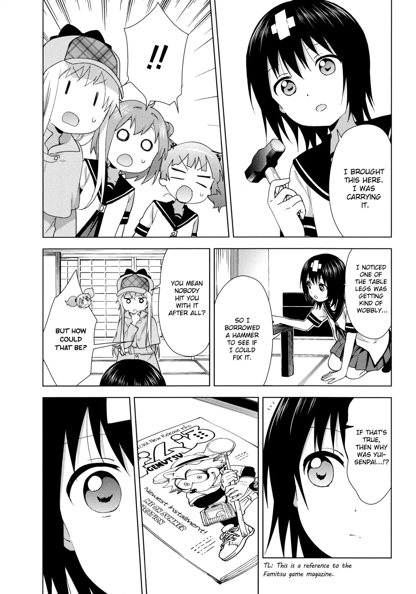 Yuru Yuri - Vol.16 Chapter 126: The Murder Of Funami Yui!?