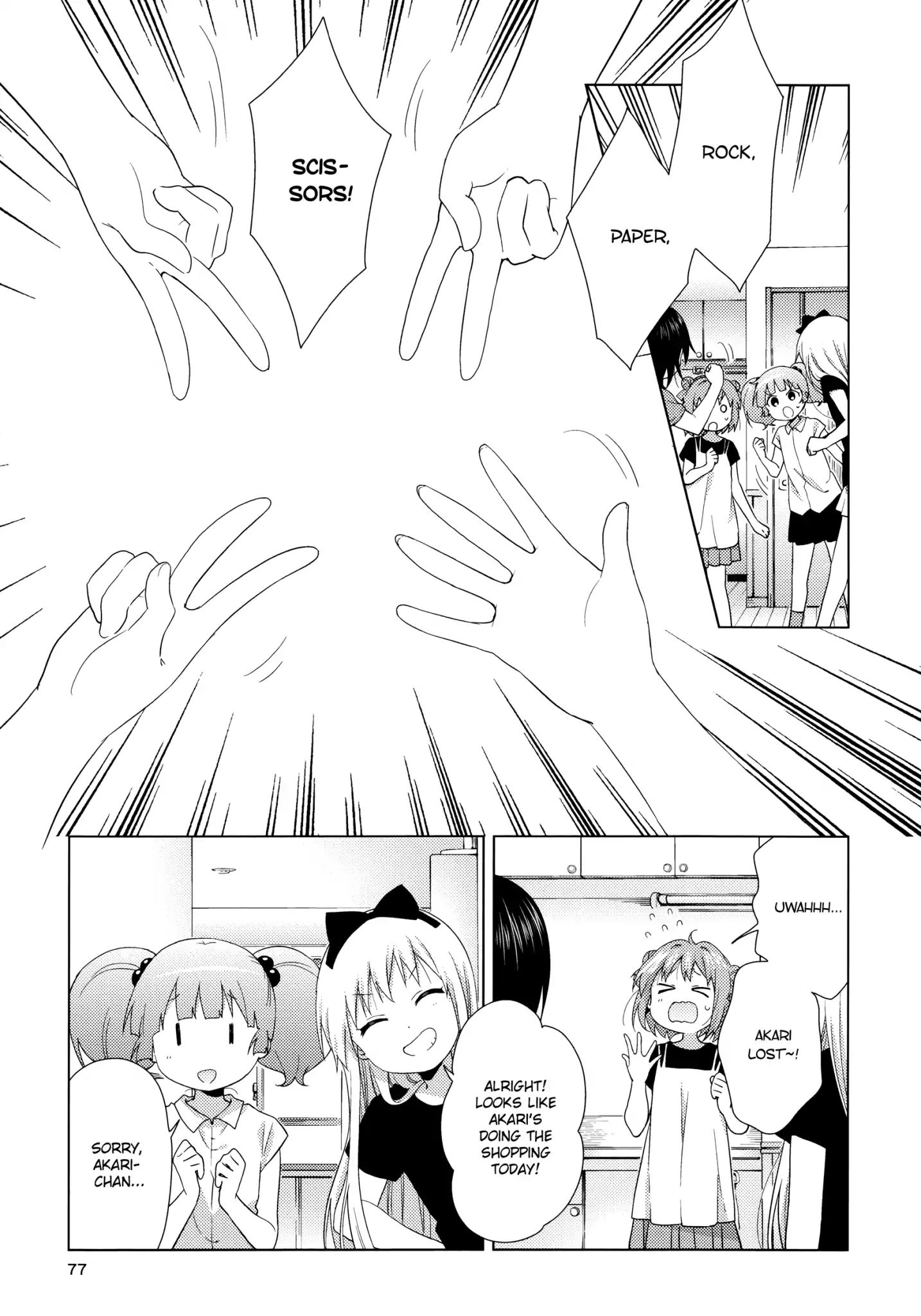 Yuru Yuri - Vol.16 Chapter 124: Let's Rock, Paper, Scissors For It!