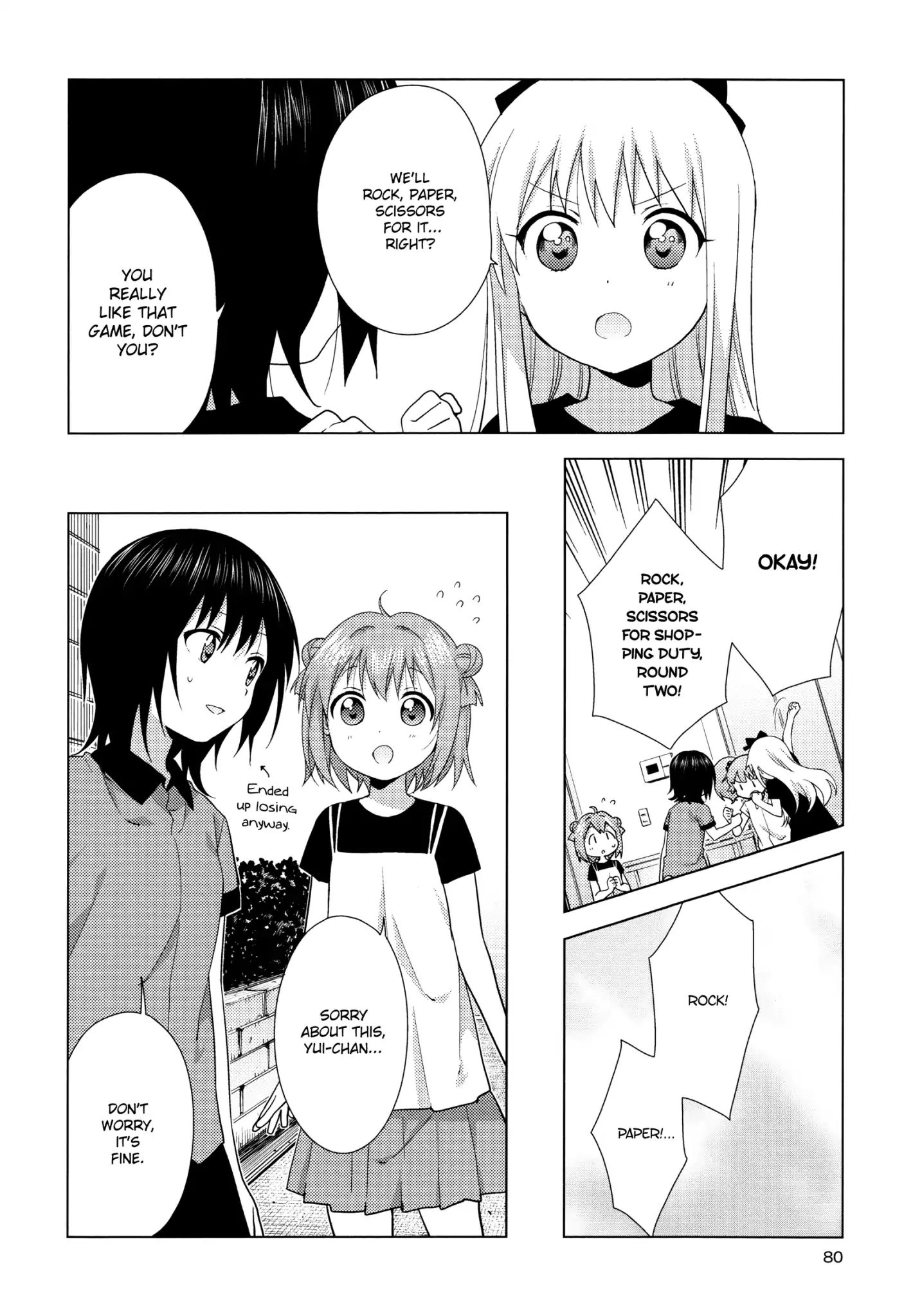 Yuru Yuri - Vol.16 Chapter 124: Let's Rock, Paper, Scissors For It!