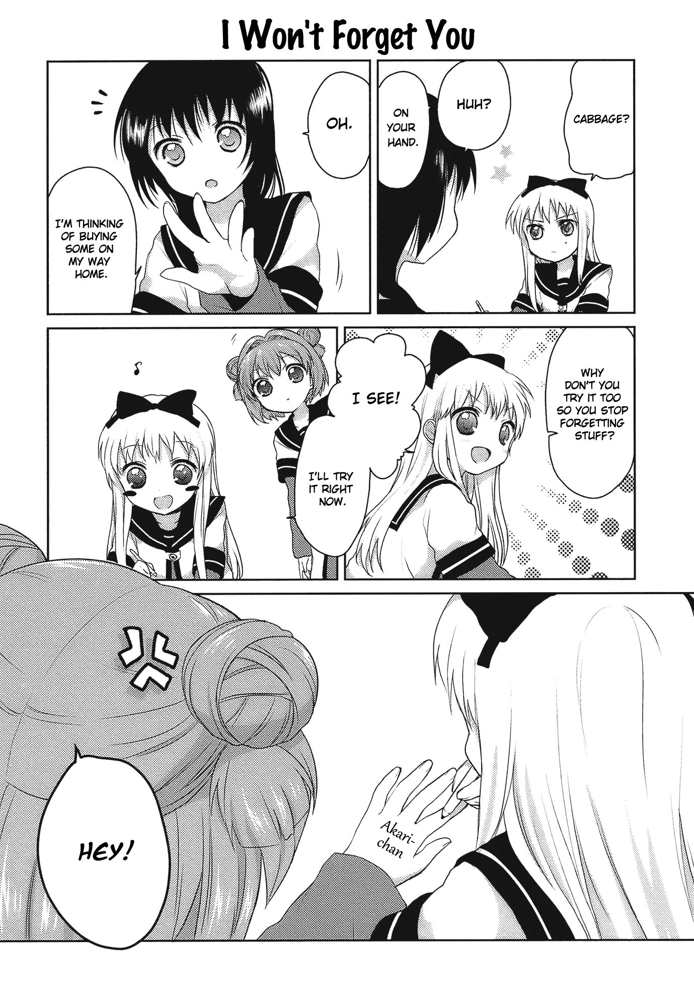 Yuru Yuri - Vol.1 Chapter 9: Homework When You Least Expect It