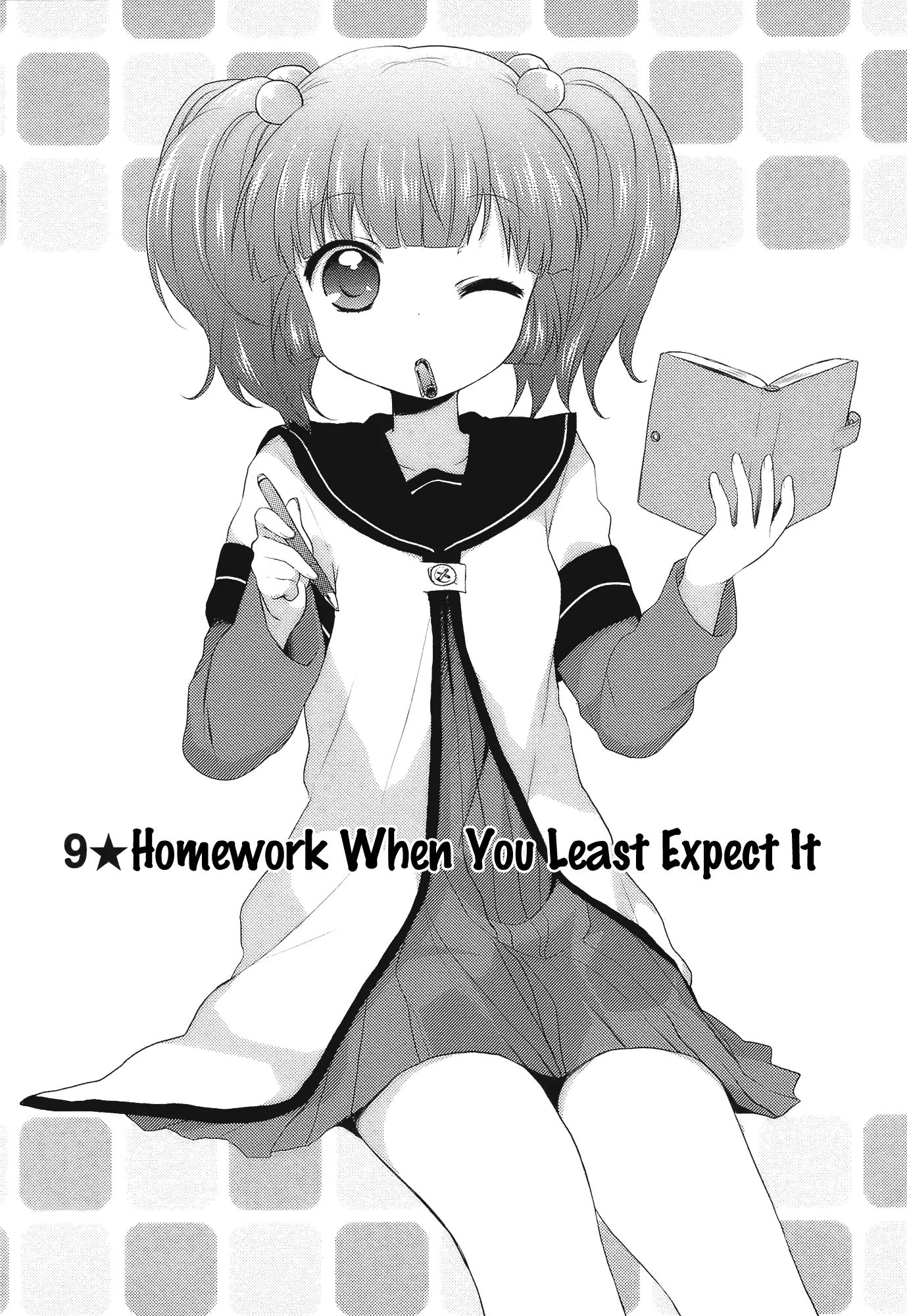 Yuru Yuri - Vol.1 Chapter 9: Homework When You Least Expect It