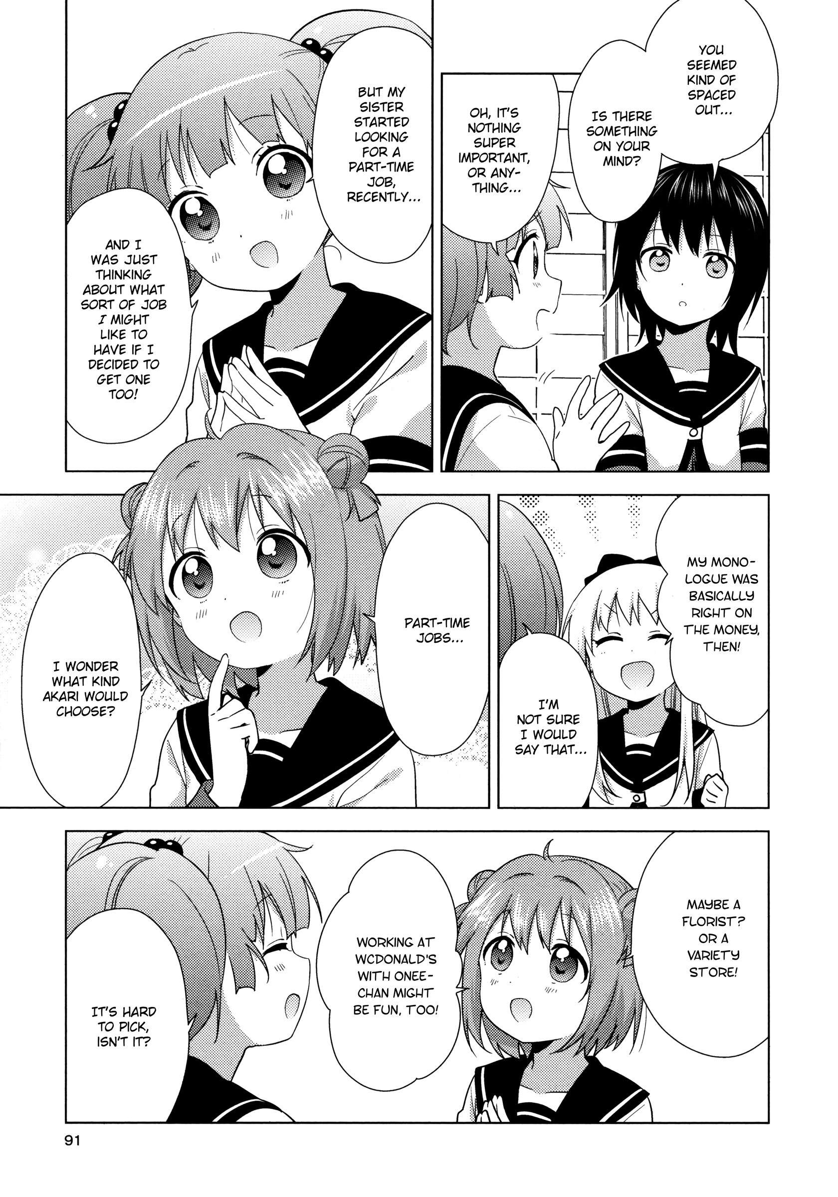 Yuru Yuri - Vol.17 Chapter 135: It's An "At Home" Kind Of Workplace ♪