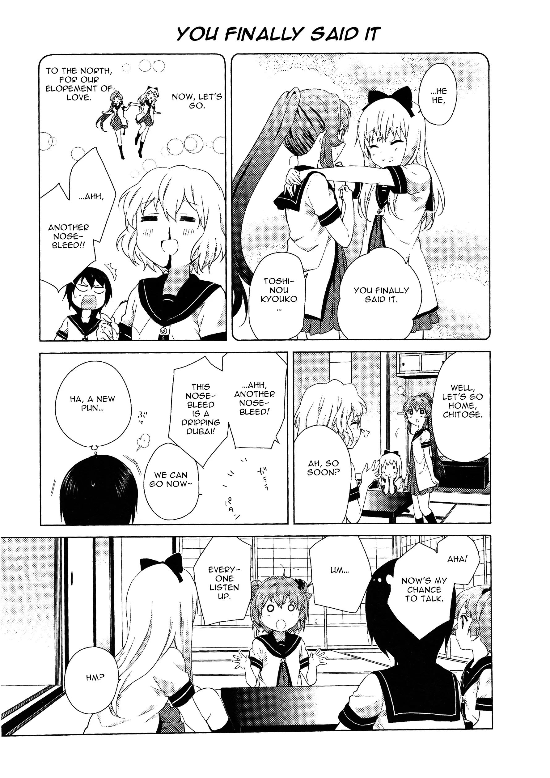 Yuru Yuri - Vol.8 Chapter 59.1: Bonus Track 9