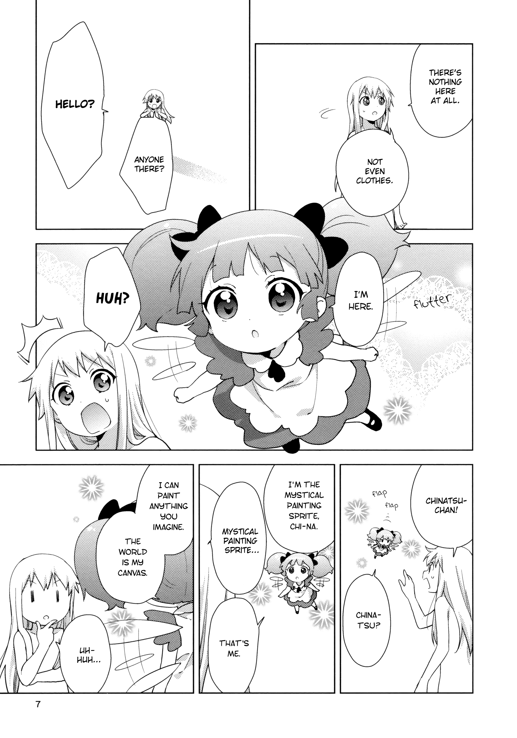 Yuru Yuri - Vol.18 Chapter 139: Chi-Na, The Mystical Painting Sprite