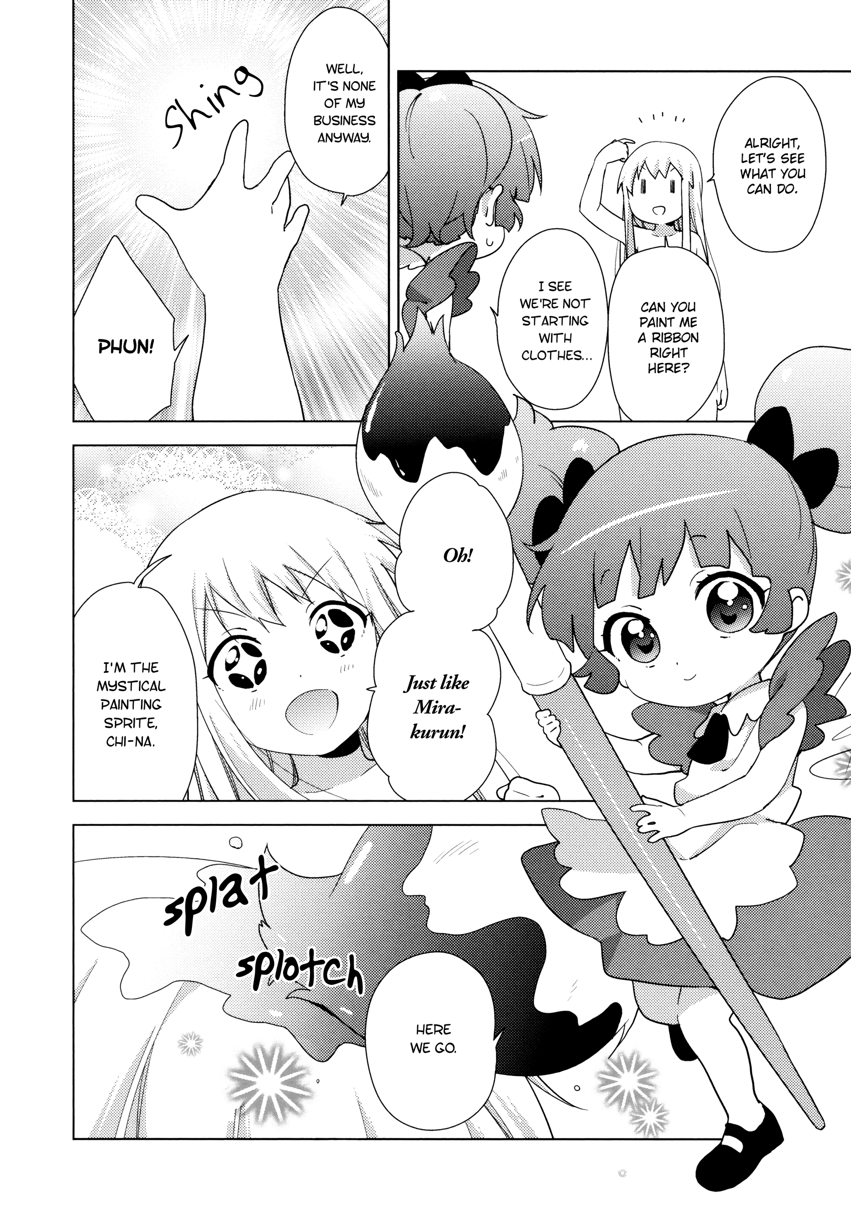 Yuru Yuri - Vol.18 Chapter 139: Chi-Na, The Mystical Painting Sprite