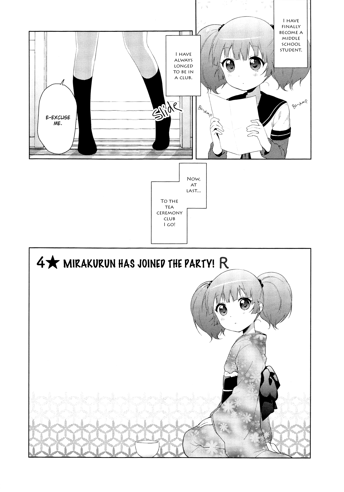 Yuru Yuri - Vol.11 Chapter 78.9: Beginnings R4: Mirakurun Has Joined The Party!