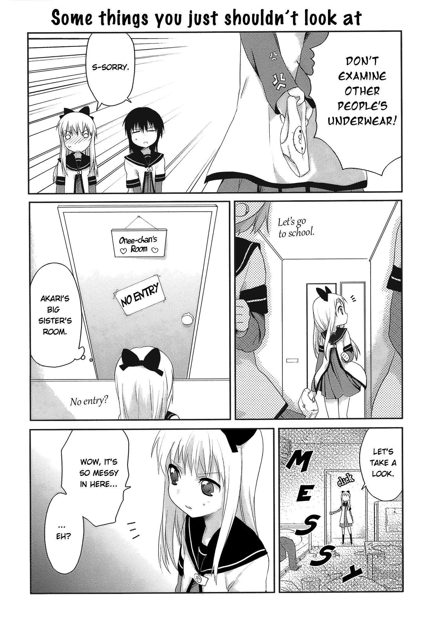 Yuru Yuri - Vol.1 Chapter 2: How About A Walk Around The House?