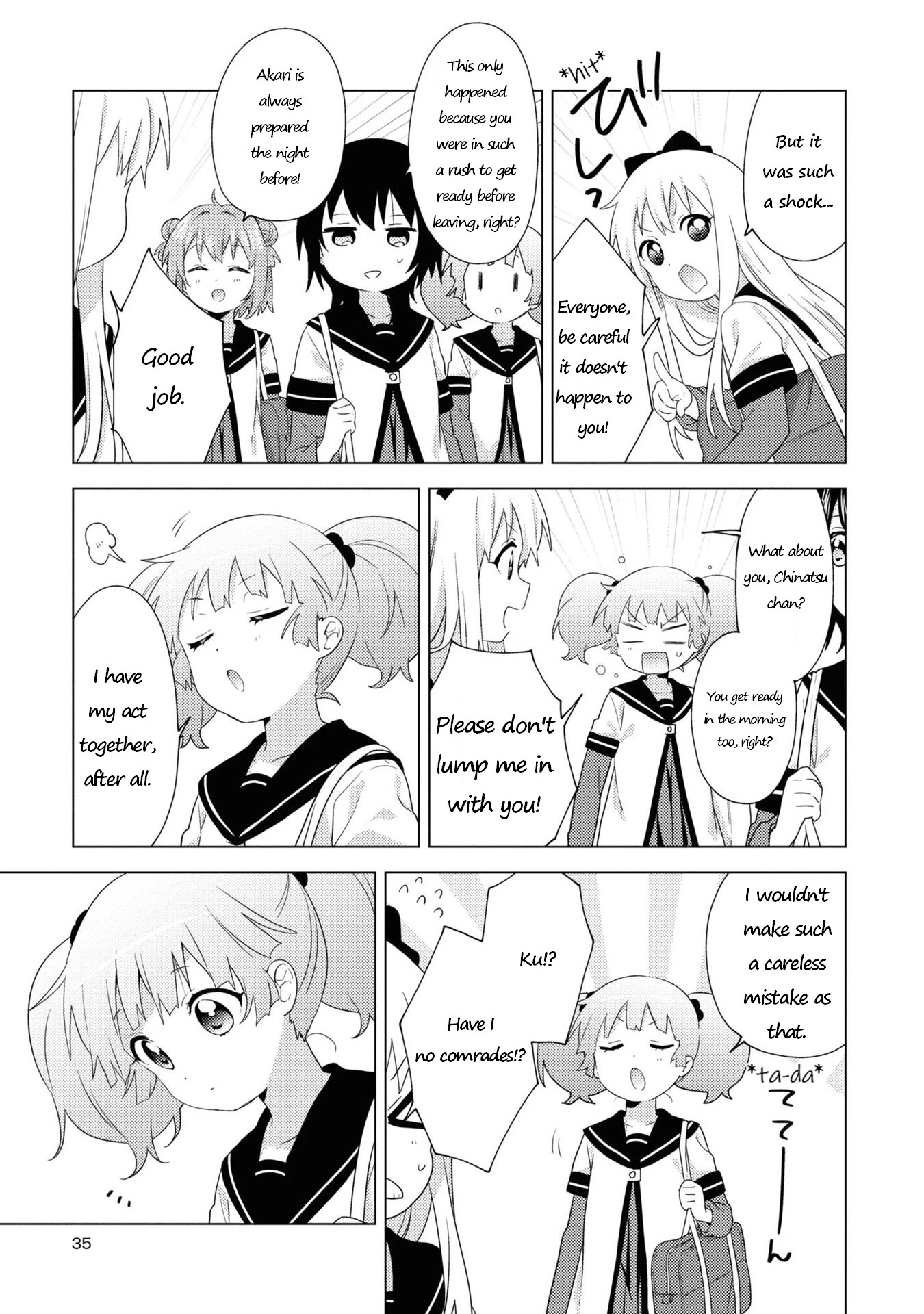 Yuru Yuri - Chapter 171: True Embarrassing Stories