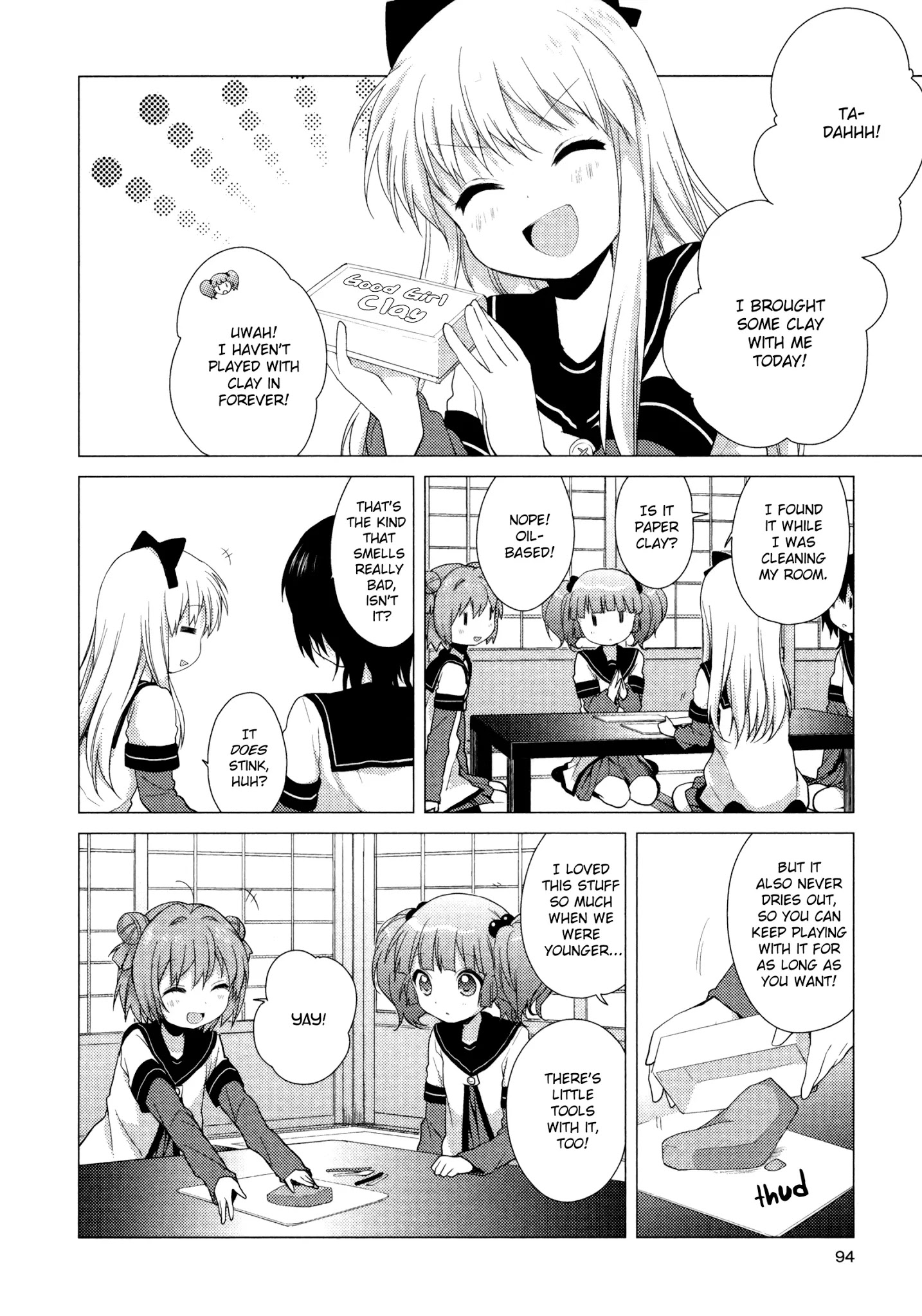 Yuru Yuri - Chapter 39: Knead The Kitty, Knead The Kitty