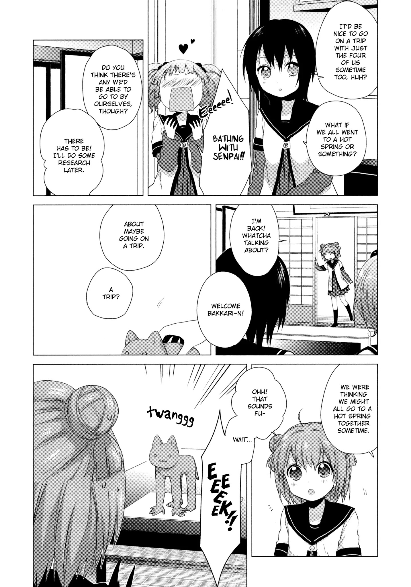 Yuru Yuri - Chapter 39: Knead The Kitty, Knead The Kitty