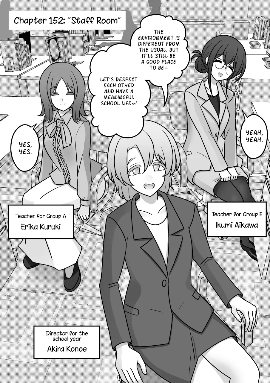 A Parallel World With A 1:39 Male To Female Ratio Is Unexpectedly Normal - Chapter 152: Staff Room