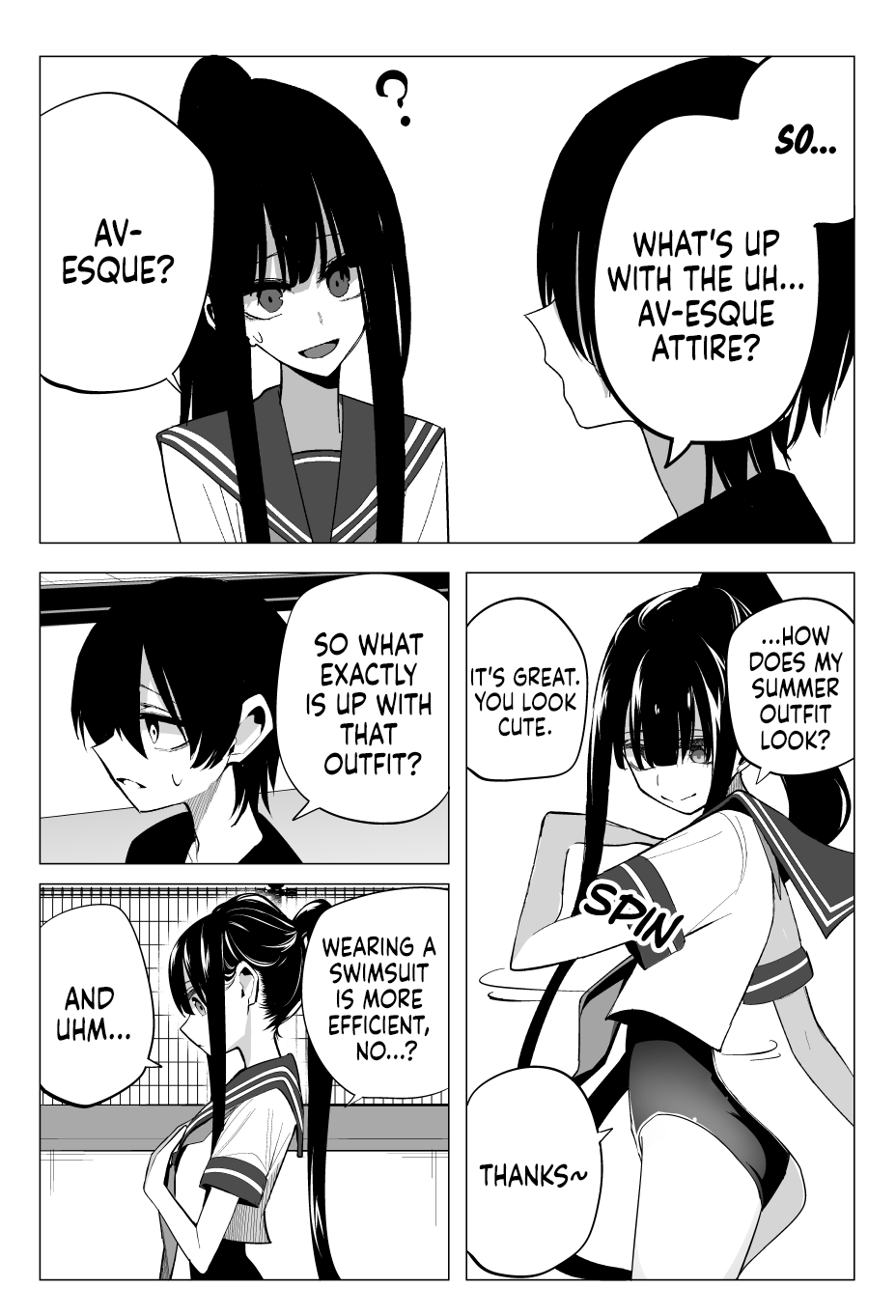 Mitsuishi-San - Chapter 20: The Av-Esque Girl From Another Class Is Helping Me Clean The Pool