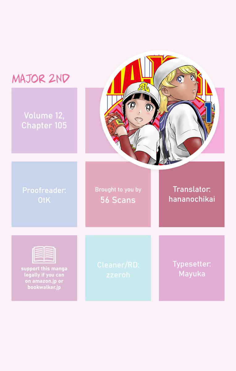 Major 2Nd - Vol.12 Chapter 105: The True Power Of Baseball Girls