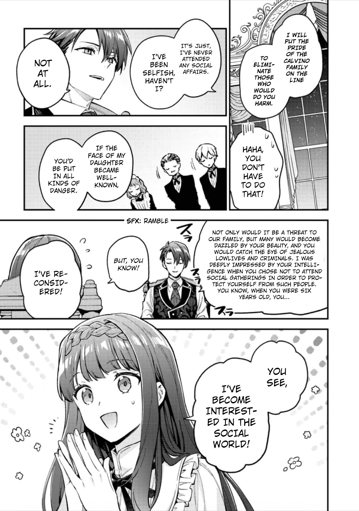 Akutou Ikka No Mana Musume, Tensei Saki Mo Otome Game No Gokudou Reijou Deshita. - Saijoukyuu Rank No Akuyaku-Sama, Sono Dekiai Wa Fuyou Desu! - Vol.2 Chapter 7