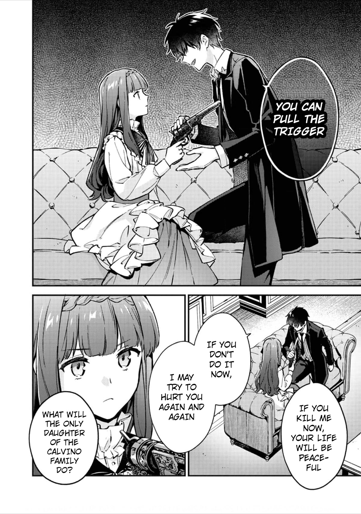 Akutou Ikka No Mana Musume, Tensei Saki Mo Otome Game No Gokudou Reijou Deshita. - Saijoukyuu Rank No Akuyaku-Sama, Sono Dekiai Wa Fuyou Desu! - Chapter 2