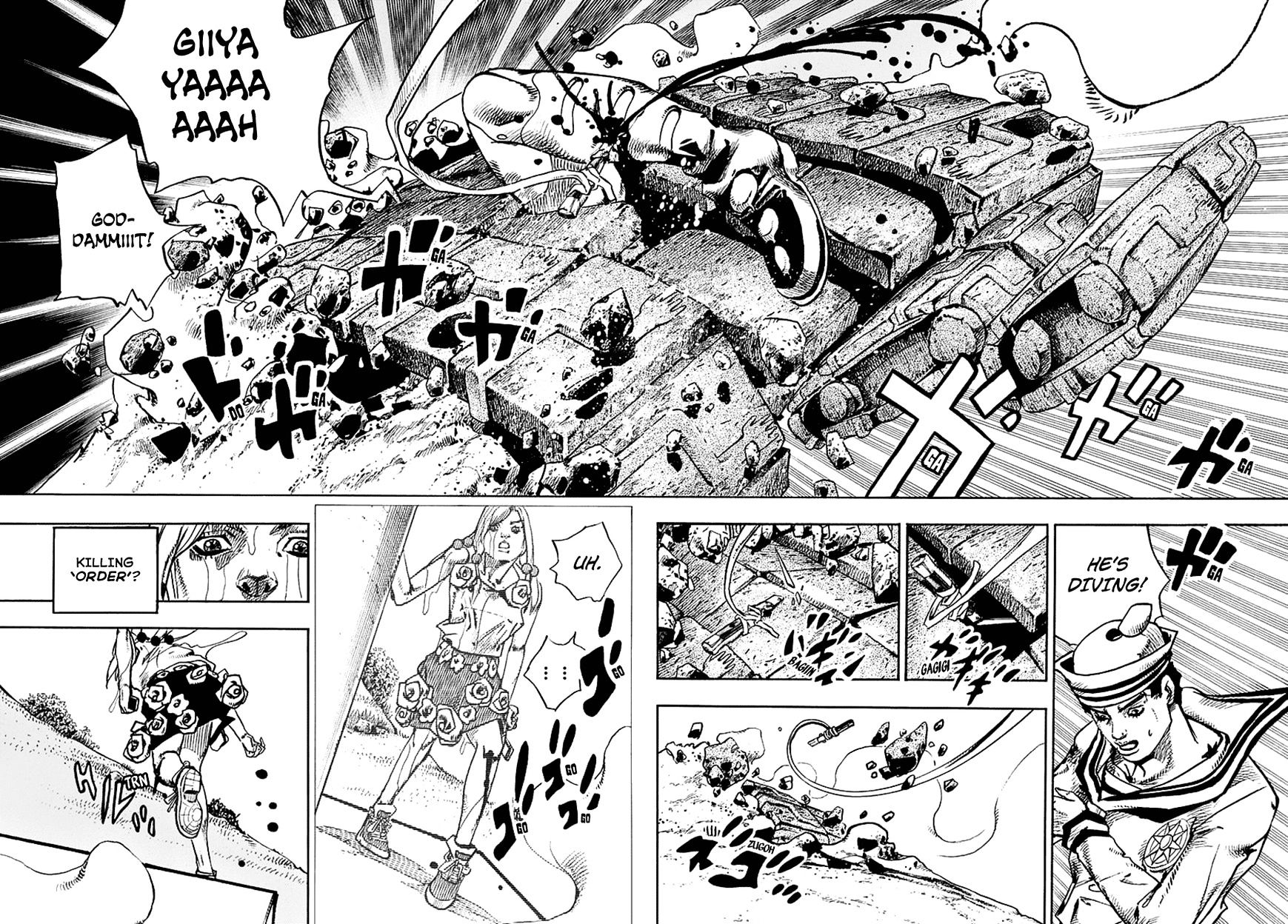 Jojo No Kimyou Na Bouken - Jojorion - Chapter 68 : Rock Humans And Rock Animals Part 1