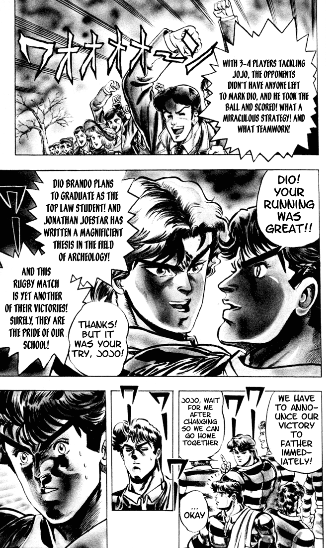 Jojo's Bizarre Adventure Part 1 - Phantom Blood - Vol.1 Chapter 6: A Letter From The Past, Part 1