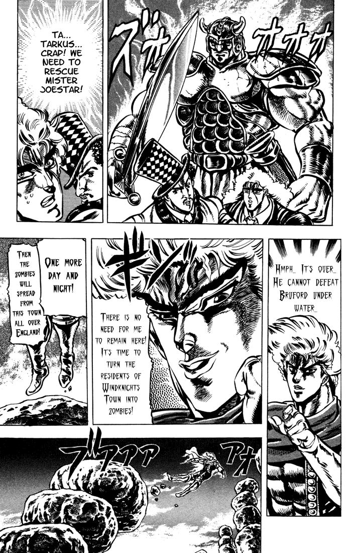 Jojo's Bizarre Adventure Part 1 - Phantom Blood - Vol.4 Chapter 28: Tarkus And The Dark Knight Bruford, Part 3