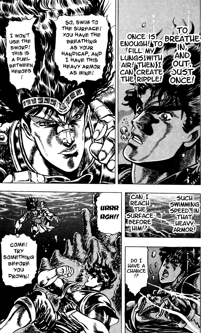 Jojo's Bizarre Adventure Part 1 - Phantom Blood - Vol.4 Chapter 28: Tarkus And The Dark Knight Bruford, Part 3