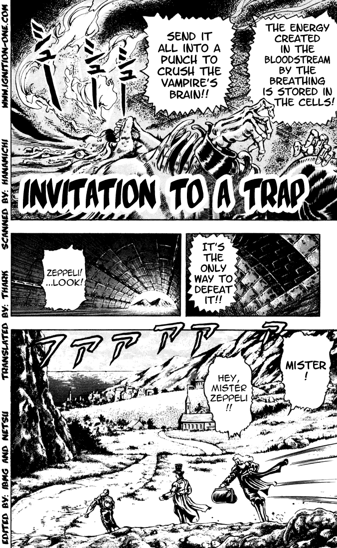 Jojo's Bizarre Adventure Part 1 - Phantom Blood - Vol.3 Chapter 24: Ripple Overdrive, Part 2