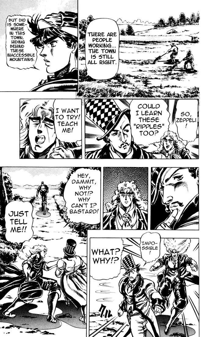 Jojo's Bizarre Adventure Part 1 - Phantom Blood - Vol.3 Chapter 24: Ripple Overdrive, Part 2