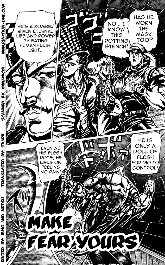 Jojo's Bizarre Adventure Part 1 - Phantom Blood - Vol.3 Chapter 22: Jack The Ripper And Zeppeli The Strange, Part 5