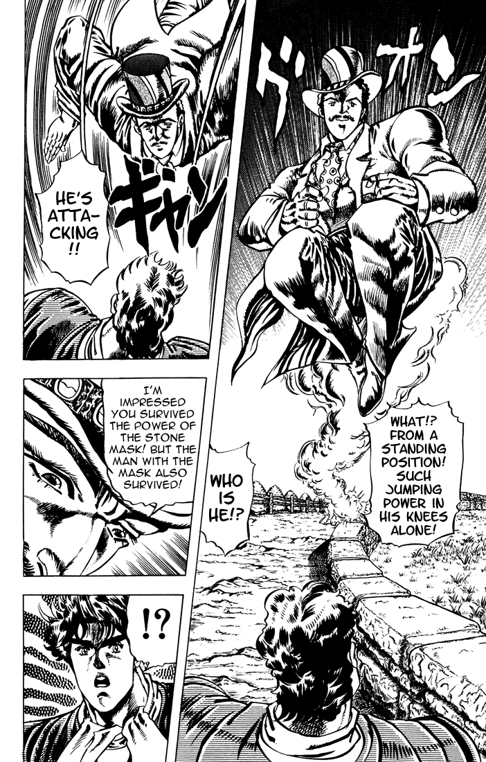 Jojo's Bizarre Adventure Part 1 - Phantom Blood - Vol.3 Chapter 18: Jack The Ripper And Zeppeli The Strange, Part 1