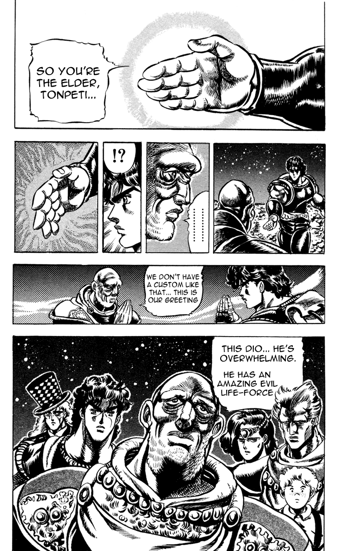 Jojo's Bizarre Adventure Part 1 - Phantom Blood - Vol.4 Chapter 36: The Three From A Faraway Land, Part 1