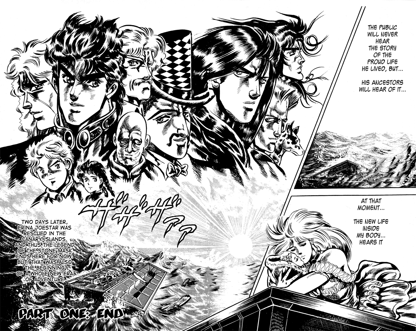 Jojo's Bizarre Adventure Part 1 - Phantom Blood - Vol.5 Chapter 44: Fire And Ice, Jonathan And Dio, Part 6