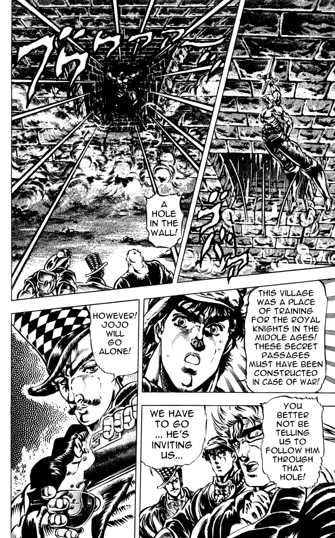 Jojo's Bizarre Adventure Part 1 - Phantom Blood - Vol.3 Chapter 23: Ripple Overdrive, Part 1