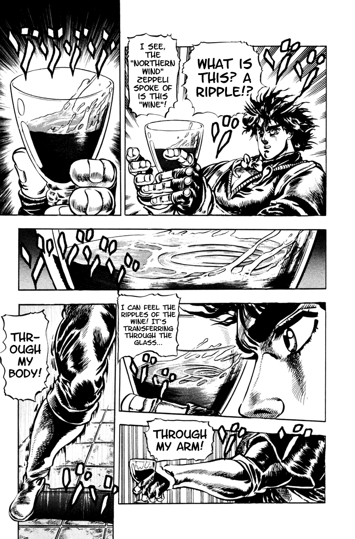 Jojo's Bizarre Adventure Part 1 - Phantom Blood - Vol.3 Chapter 23: Ripple Overdrive, Part 1