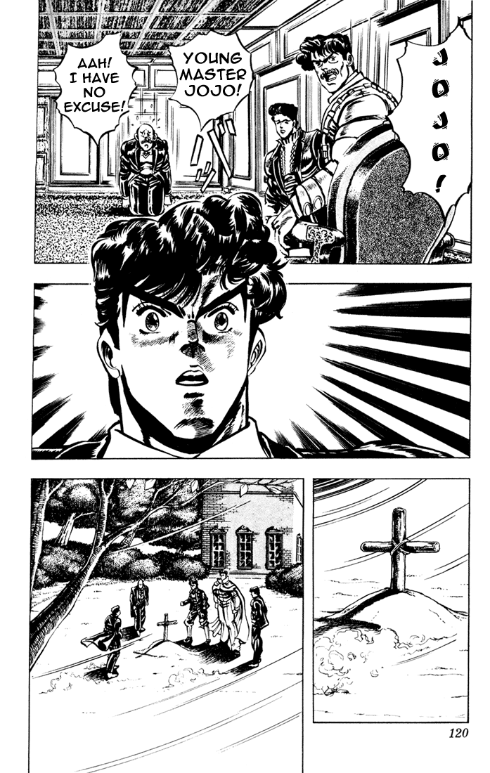 Jojo's Bizarre Adventure Part 1 - Phantom Blood - Vol.1 Chapter 5: Dio Brando The Invader, Part 4