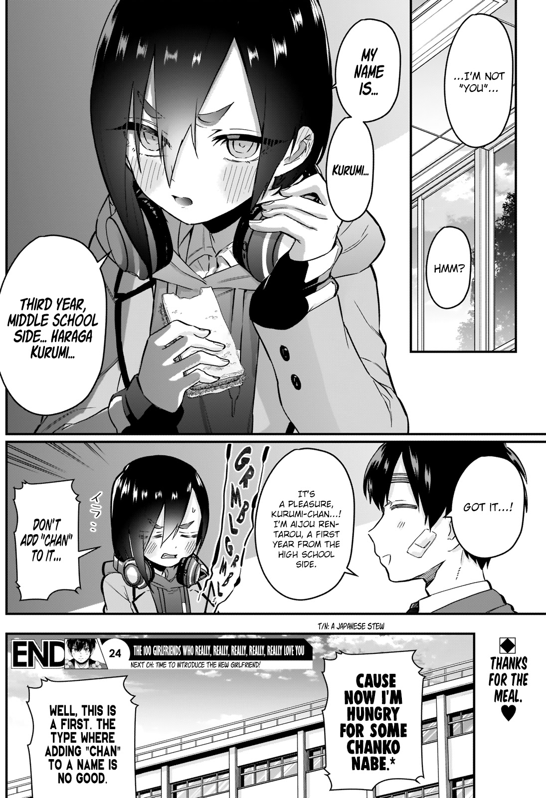 The 100 Girlfriends Who Really, Really, Really, Really, Really Love You - Chapter 24: The Hungry Kouhai