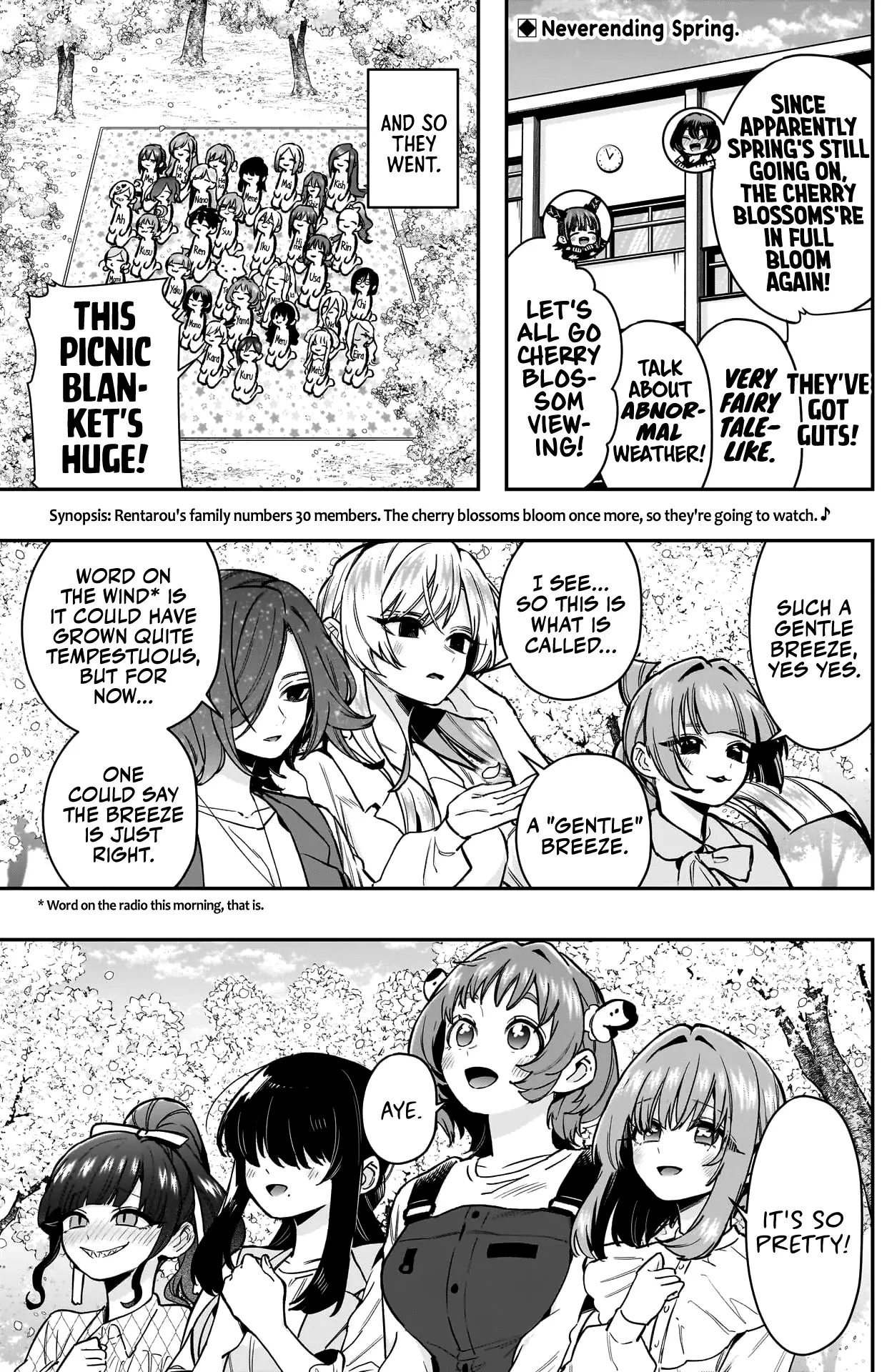 The 100 Girlfriends Who Really, Really, Really, Really, Really Love You - Chapter 179: Rentarou’S Family’S Flower Viewing