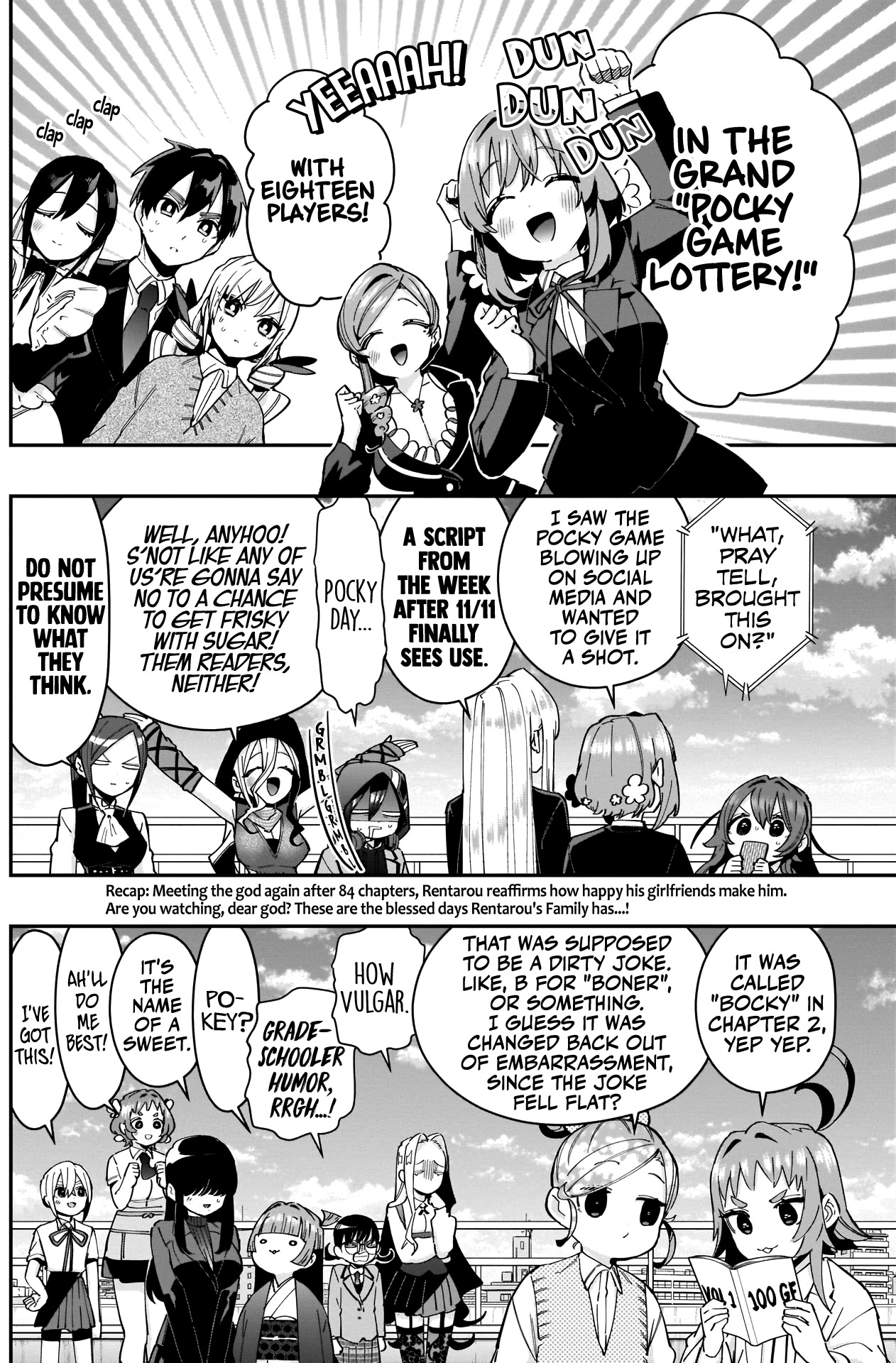 The 100 Girlfriends Who Really, Really, Really, Really, Really Love You - Chapter 86: Pocky Game Royale